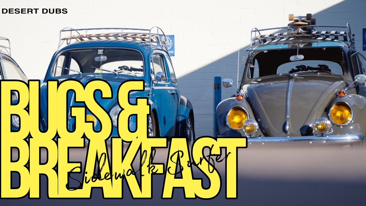 Sidewalk Surfer Skate shop with Volkswagen Bugs and Breakfast