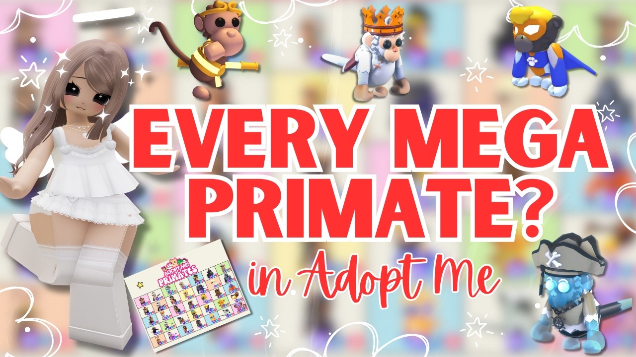 I Collected EVERY MEGA PRIMATE In Adopt Me 👀✨ Crazy Trades & Mega Primate Showcase #robloxadoptme