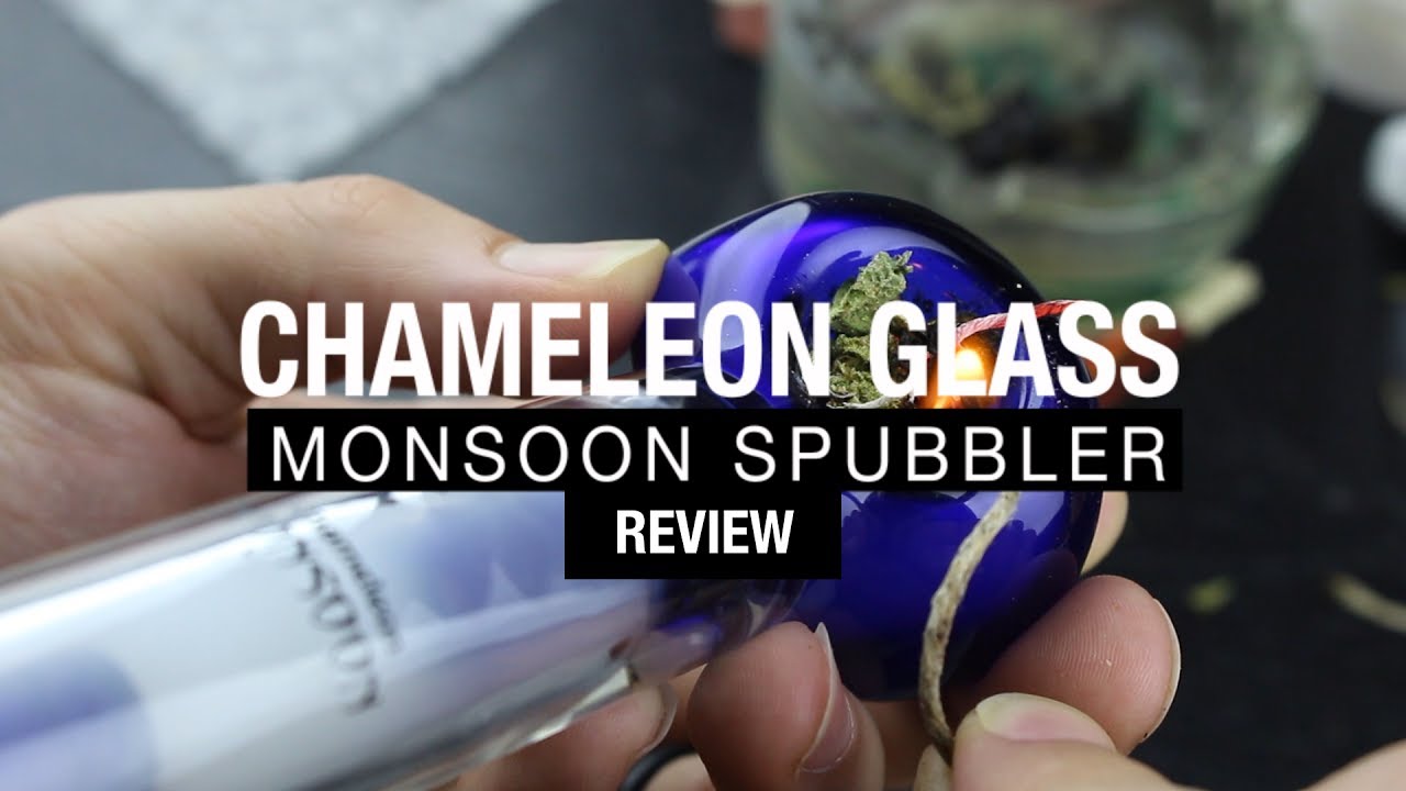 A Pipe with a Perc?! - Chameleon Glass Monsoon 