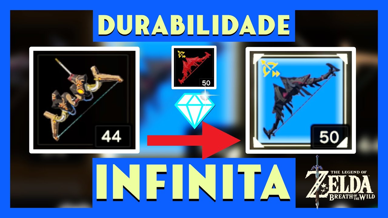 Zelda Breath of the Wild - NUNCA MAIS QUEBRE SEUS ITENS - DURABILIDADE INFINITA - BUG FÁCIL