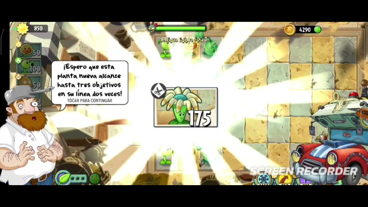 Jugué plantas versus zombies 2#parte 3