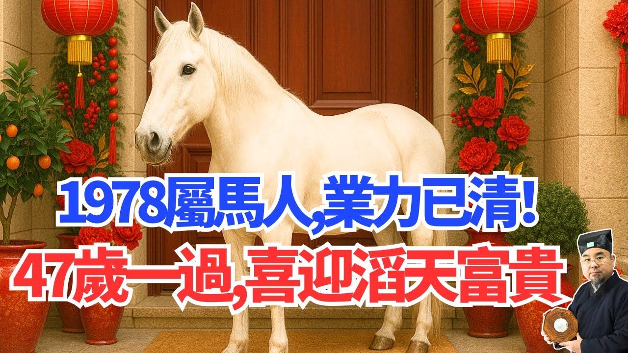 結束了！1978年屬馬人「業力」即將還清，過了47歲，準備迎接你的滔天富貴！ #2025年生肖馬運勢 #2025年生肖馬運程 #2025年屬馬運勢 #2025年屬馬運程