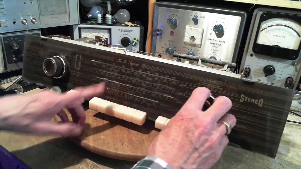 Telefunken Salzburg 5094W Console Video #1 - Bench Inspection and Startup