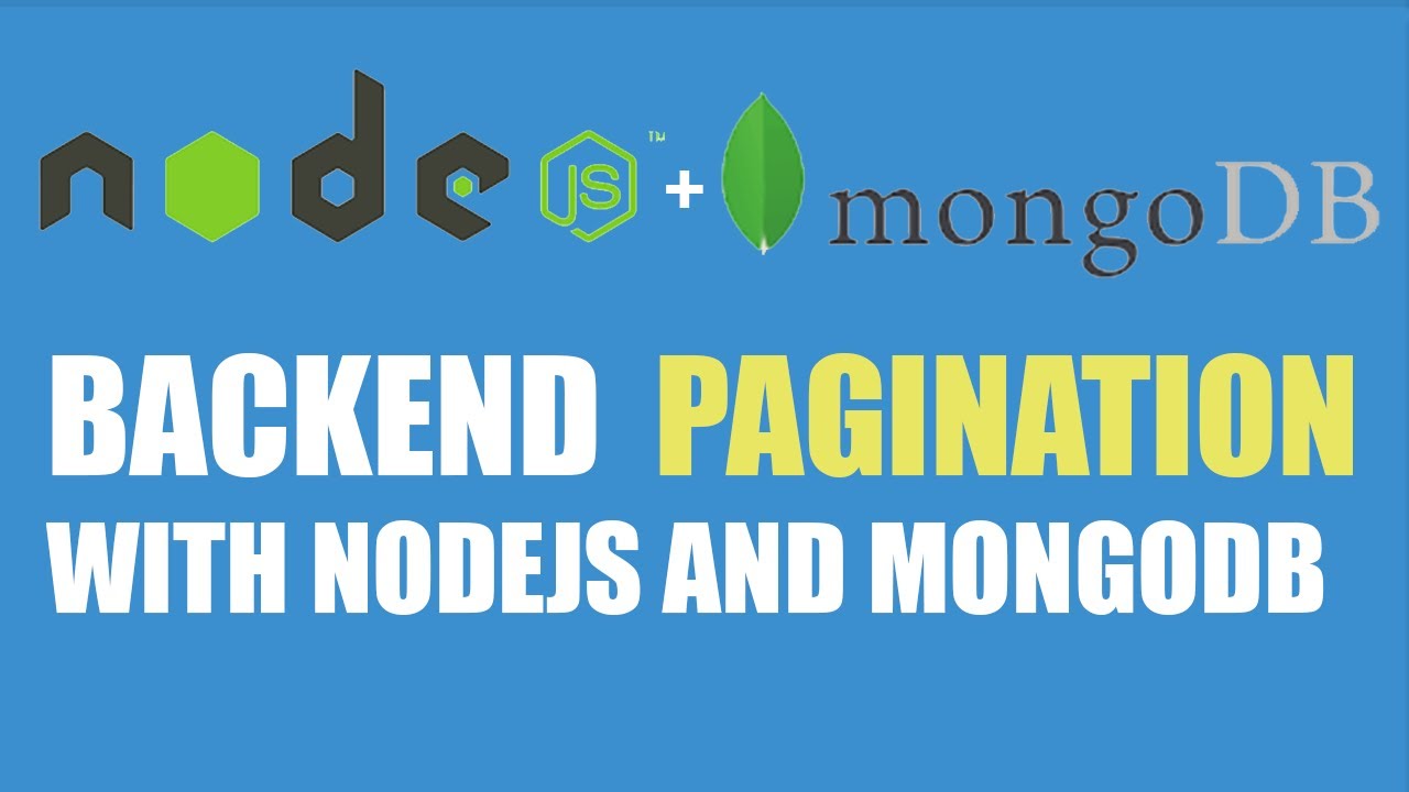Paginated API With Node.js  and mongodb - MERN Stack