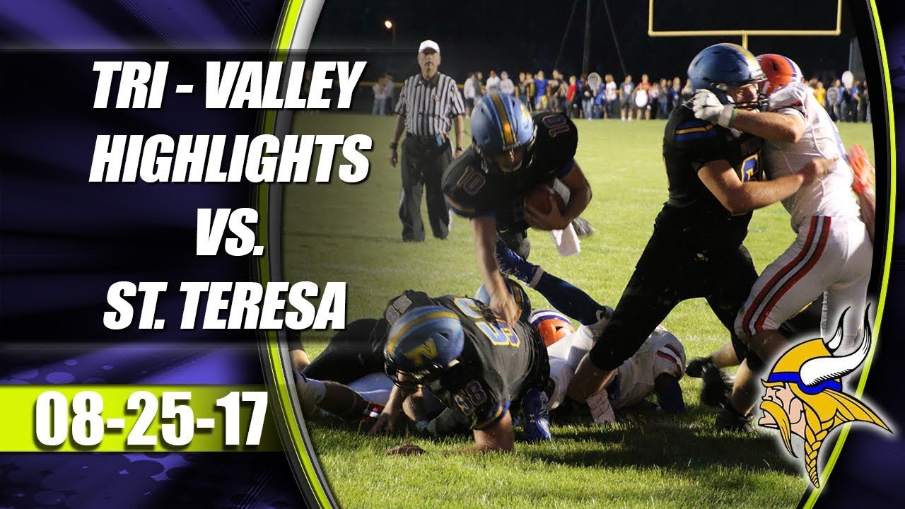 Tri-Valley Highlights vs. St. Teresa 08-25-17