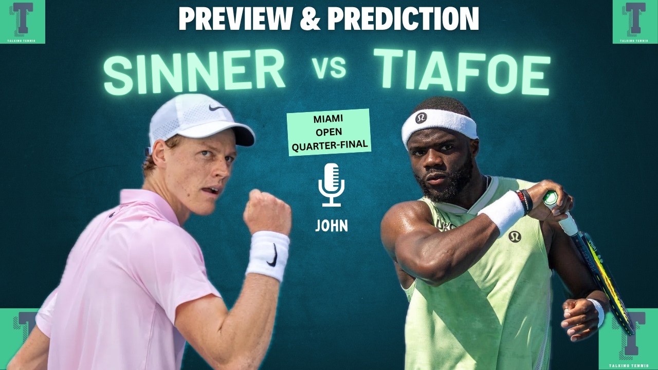 Янник Синнер против Фрэнсиса Тиафо | Четвертьфинал Открытого чемпионата Майами 2026 | Анонс и про...