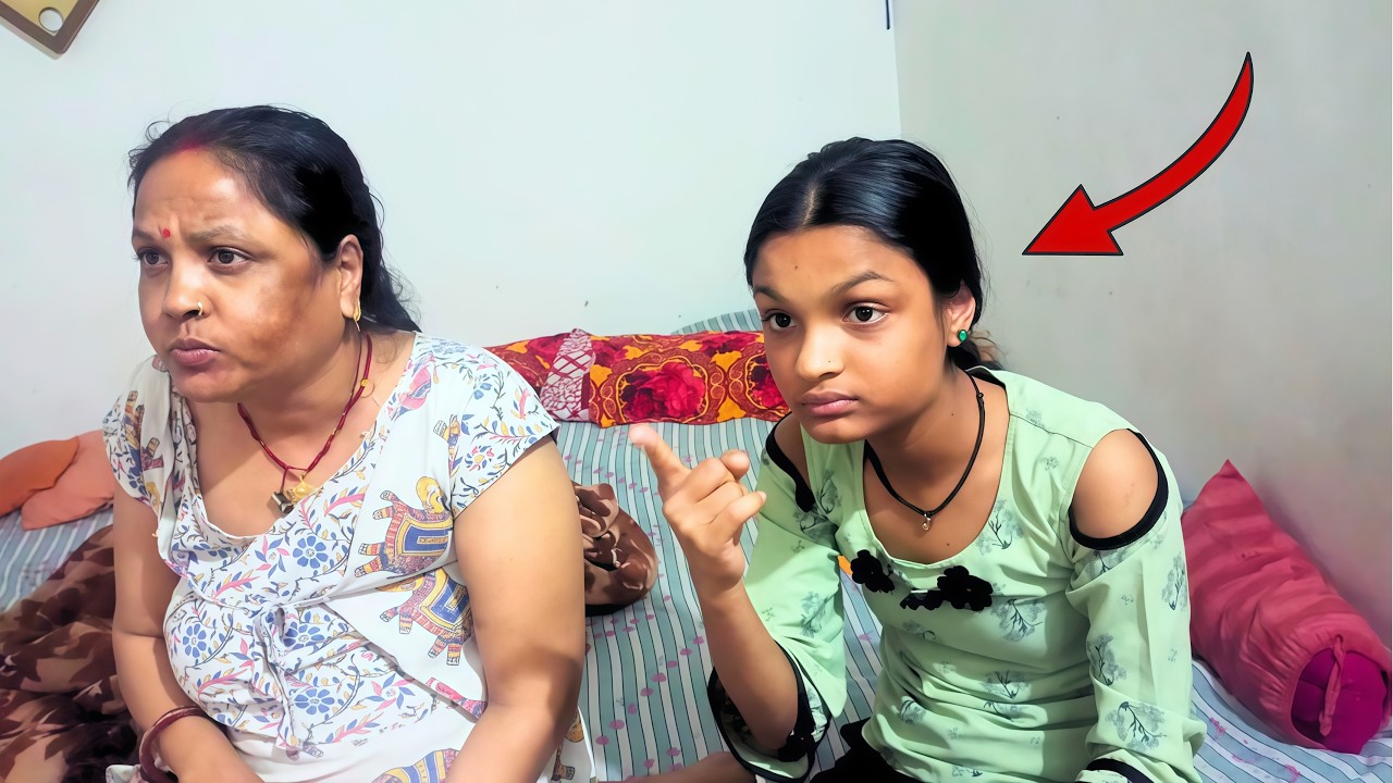 Sunday wale din puri family bojpuri film dekh rhi hai !! Anni ka to exam hai