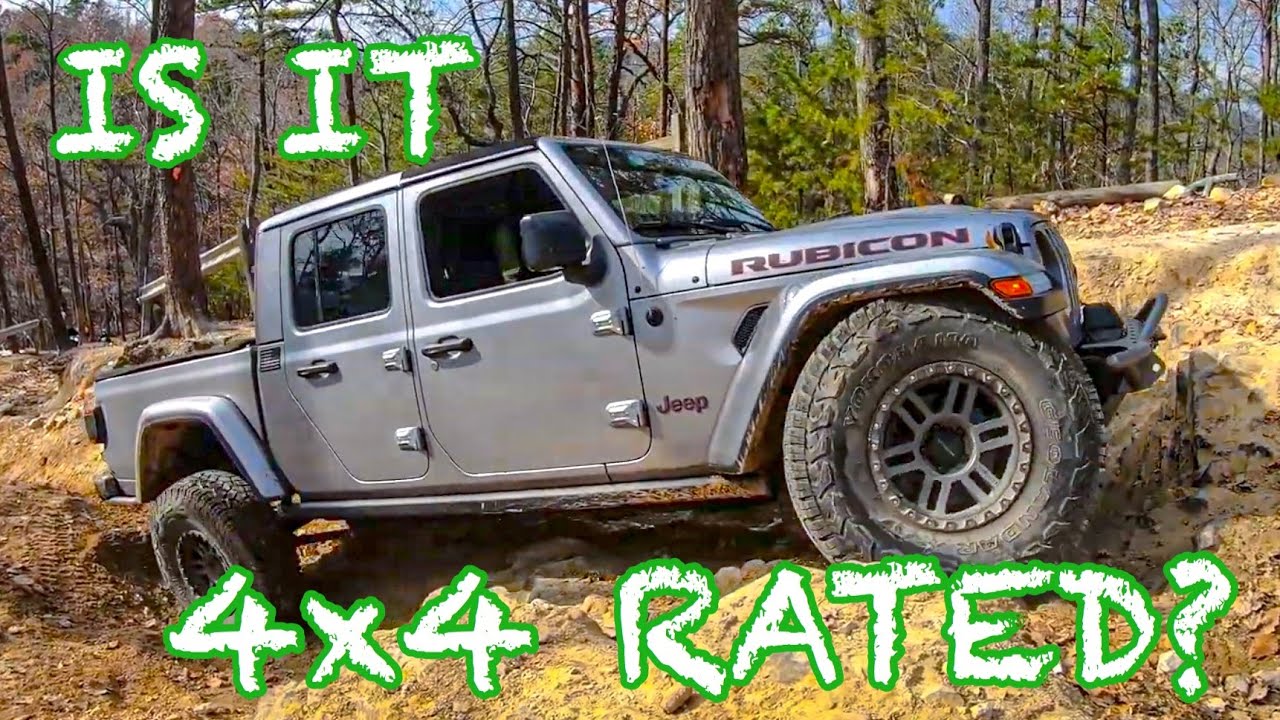 Jeep Gladiator Off-roading With 37” Tires