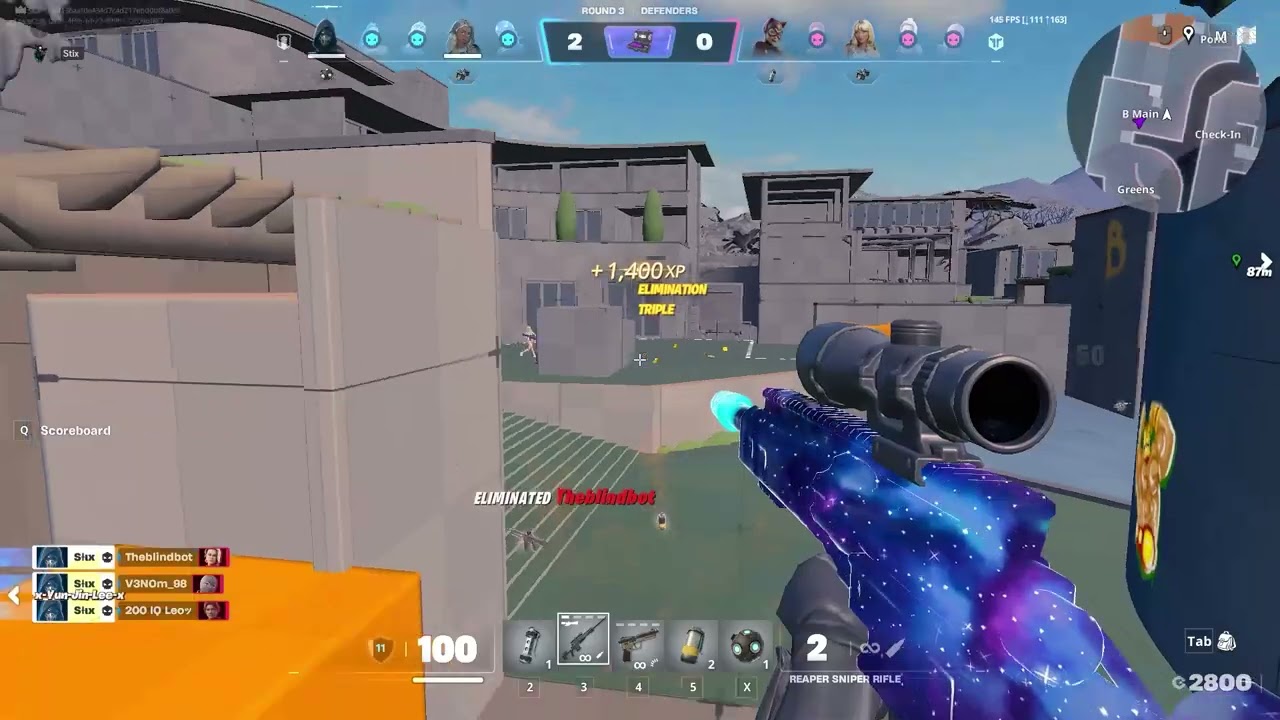 The Best Sniper on New Fortnite Ballistic Ranked Maps