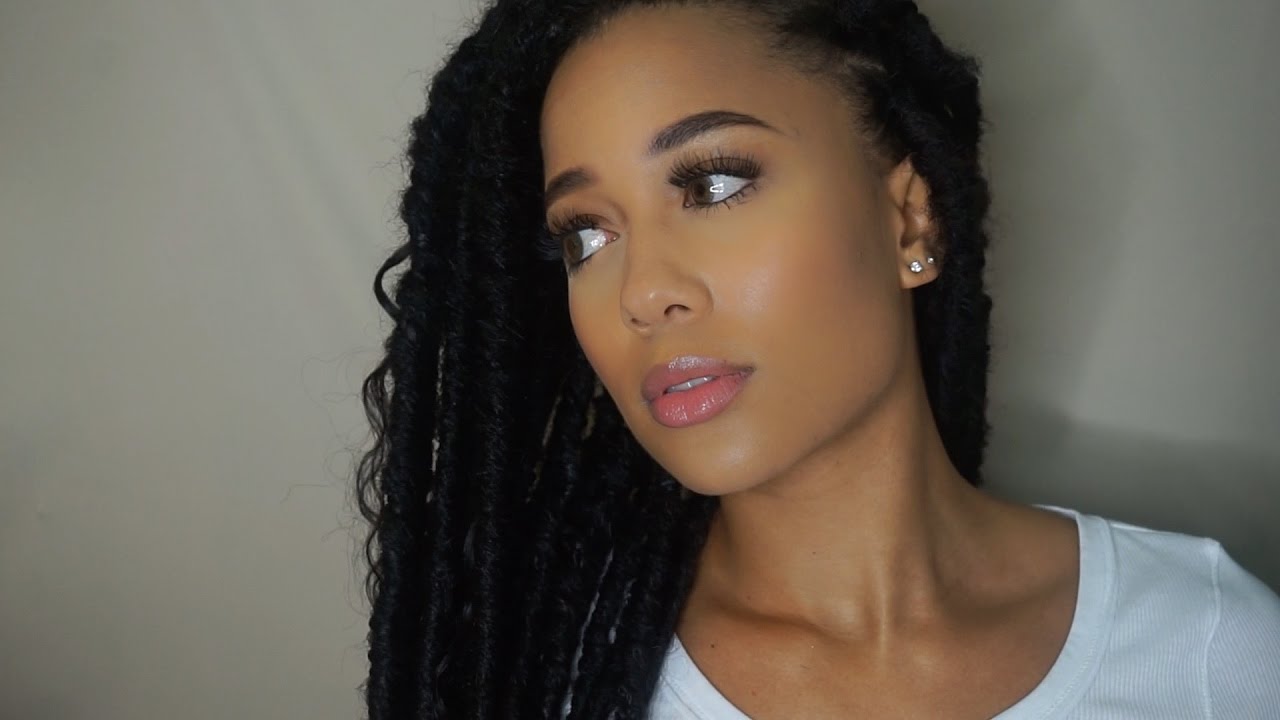 How to Install Crochet Faux Locs l Natural Looking l No Cornrows