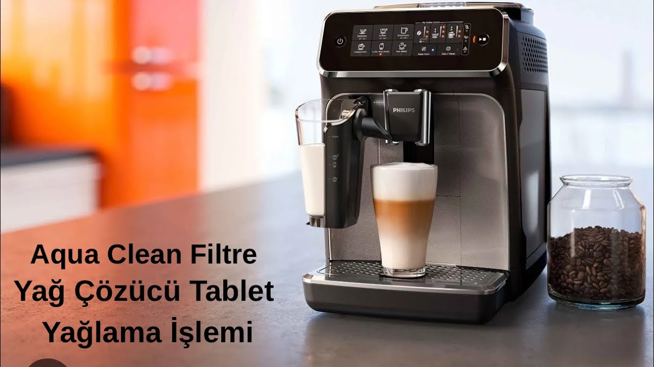 Philips LatteGo Aqua Clean Filtre Değiştirme | Kireç ve Yağ Tableti Kullanma | Yağ Bakımı
