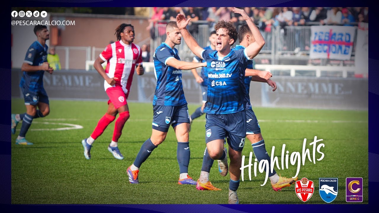 HIGHLIGHTS VIS PESARO - PESCARA 1-0