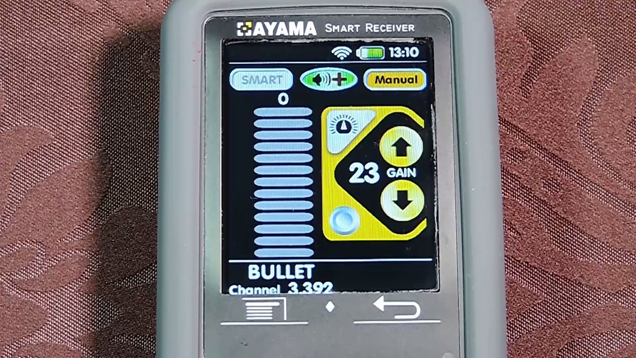 Pointer receiver Ayama - Entering a new transmitter's channel