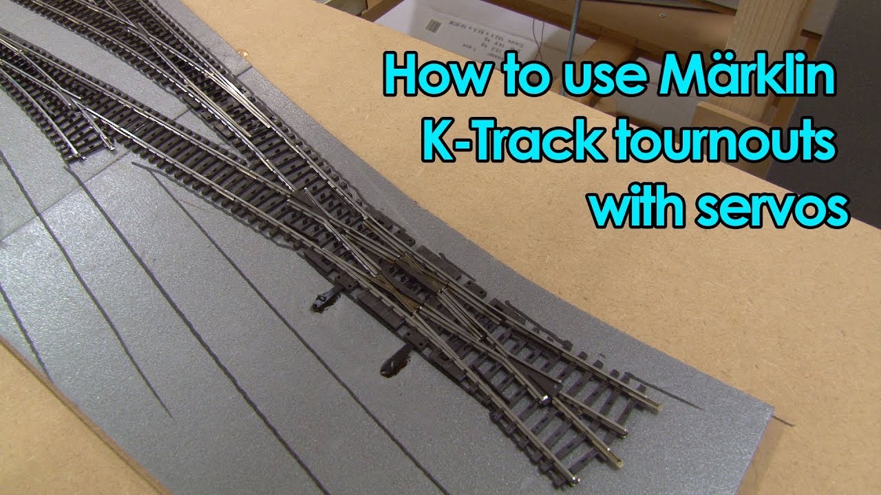 How to use Märklin K-Track Turnouts with Servos [Trainroom]