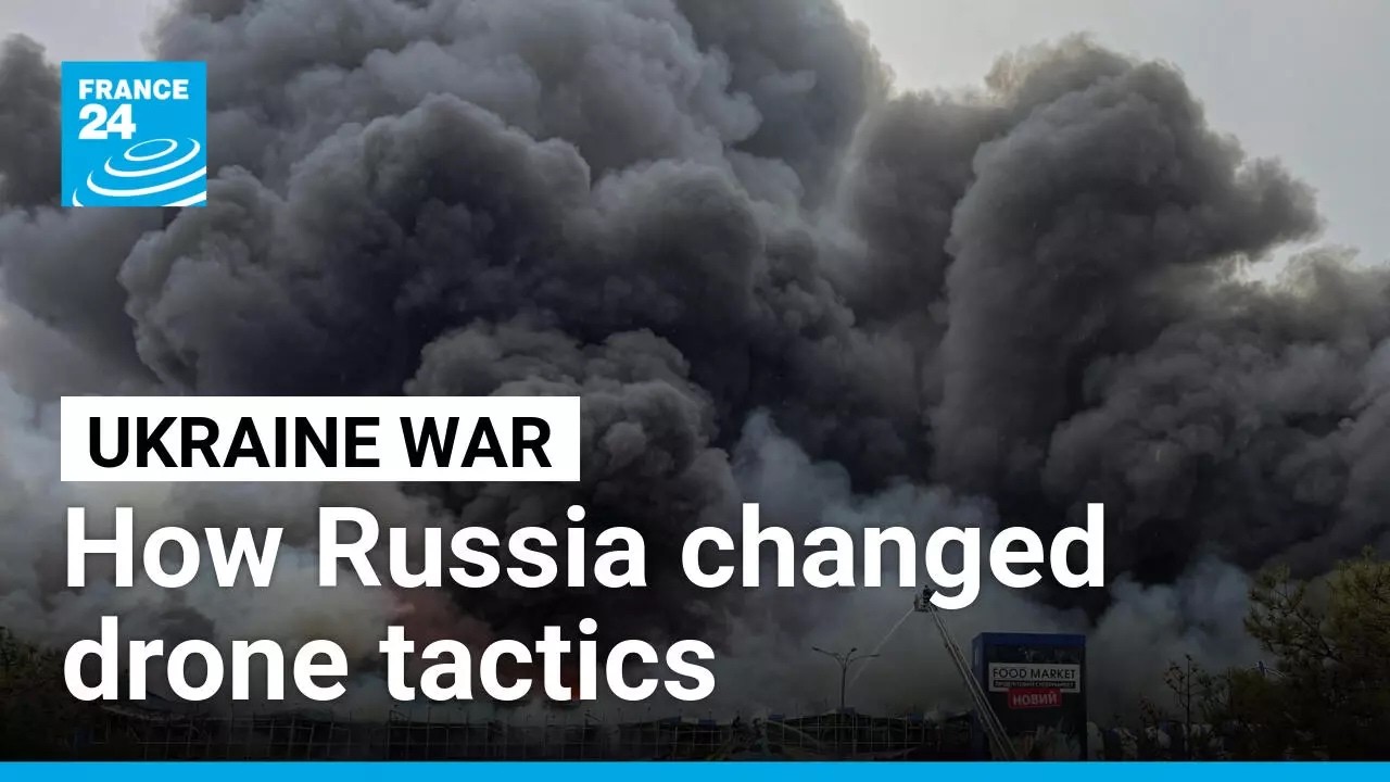 Russia fired over 2,800 drones at Ukraine in August amid war tactic change &bull; FRANCE 24 English