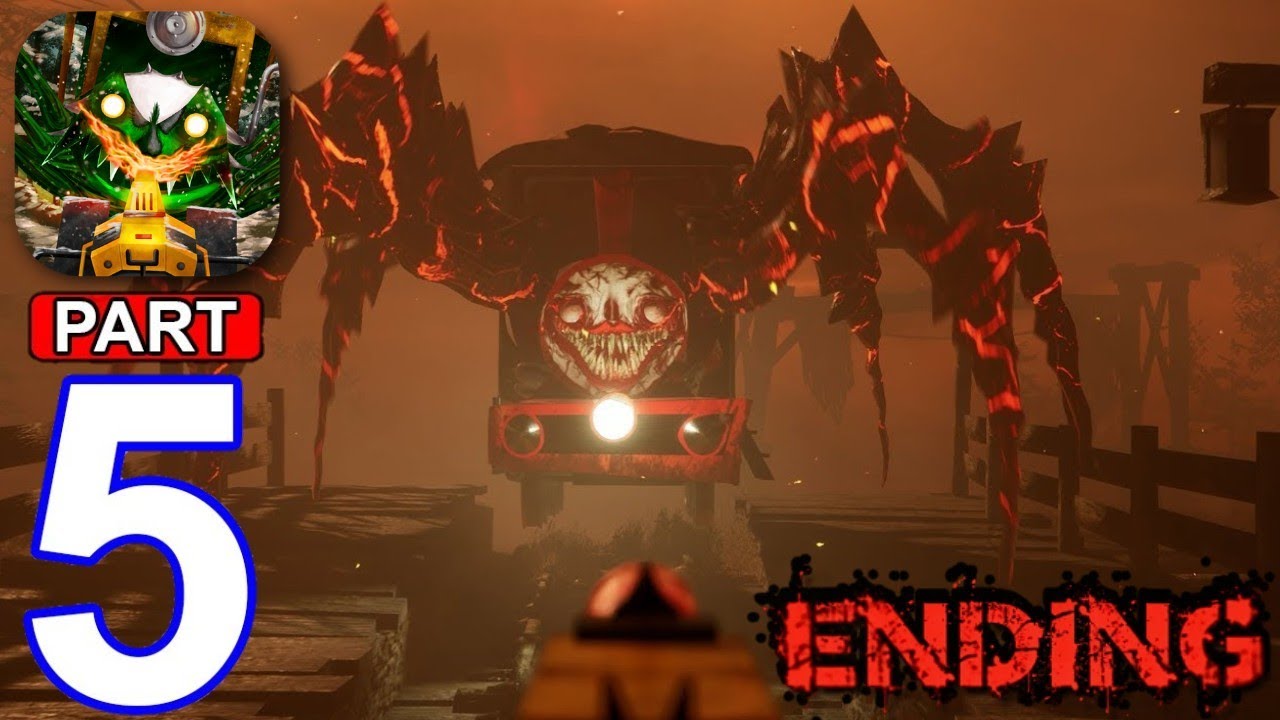 Scary Spider Train Survival 1 — прохождение игры, объяснение концовки (iOS, Android)