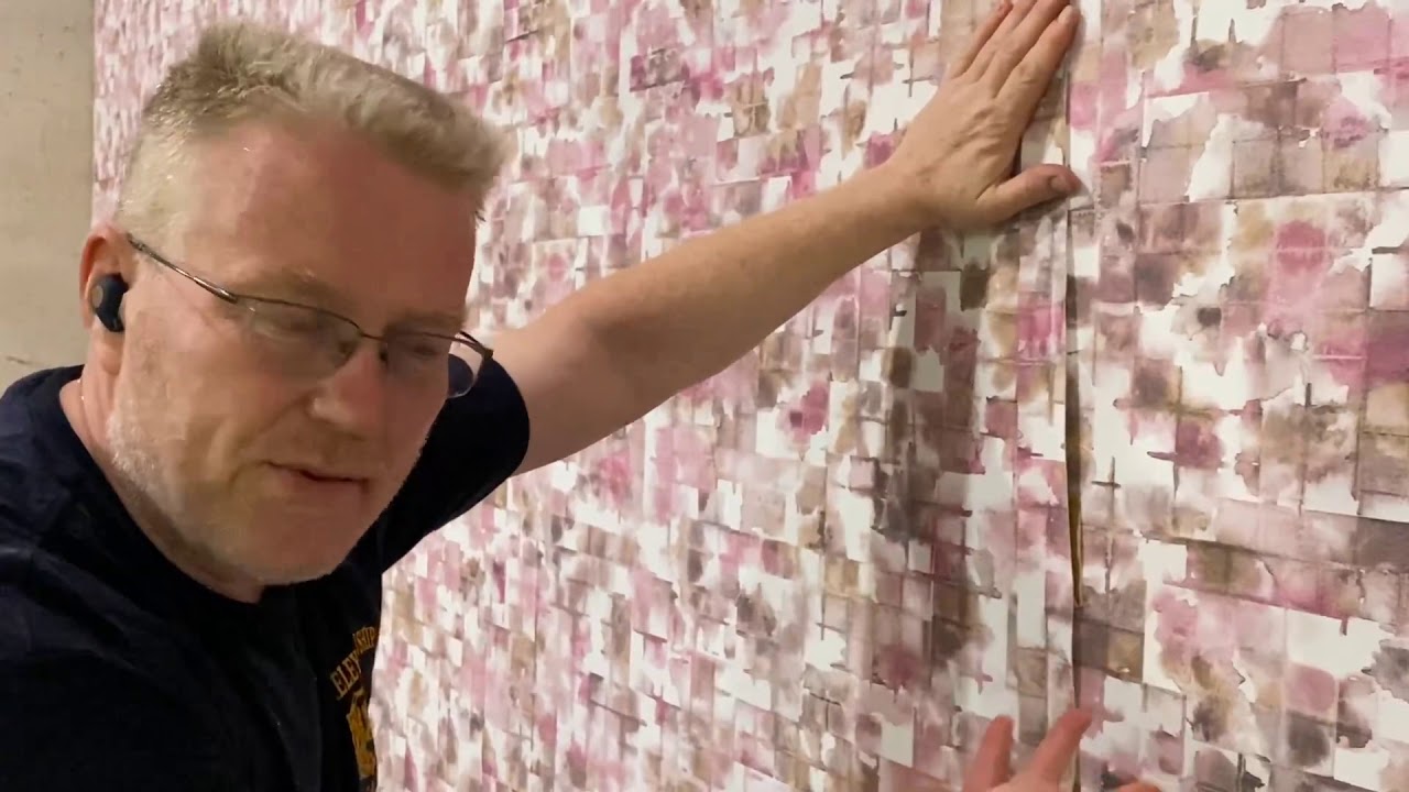 How to Hang Wallpaper on a Curved Wall - Spencer Colgan