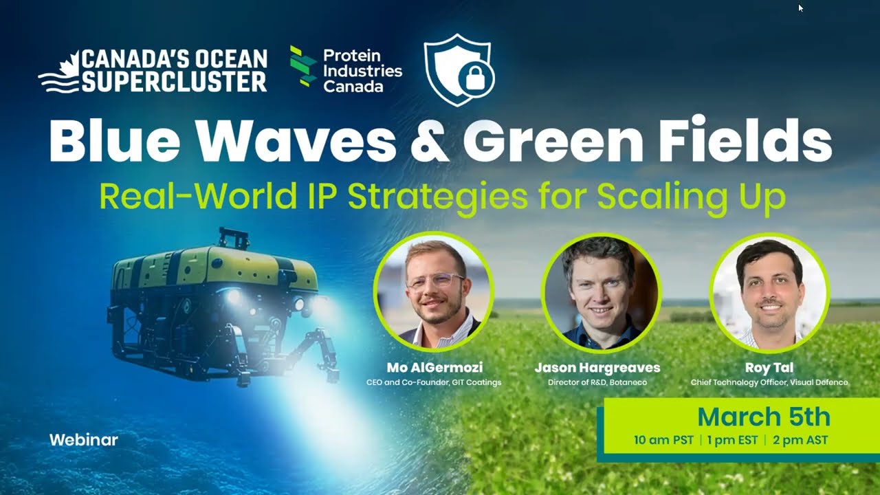 Blue Waves & Green Fields: Real-World IP Strategies for Scaling Up | Webinar, March 5, 2026