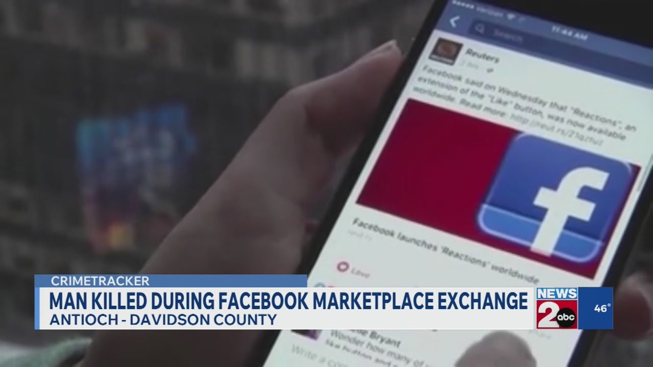 Man shot during Facebook Marketplace exchange