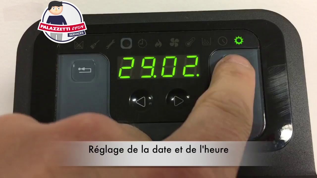 Régler la date et l'heure - Palazzetti boutique lyon