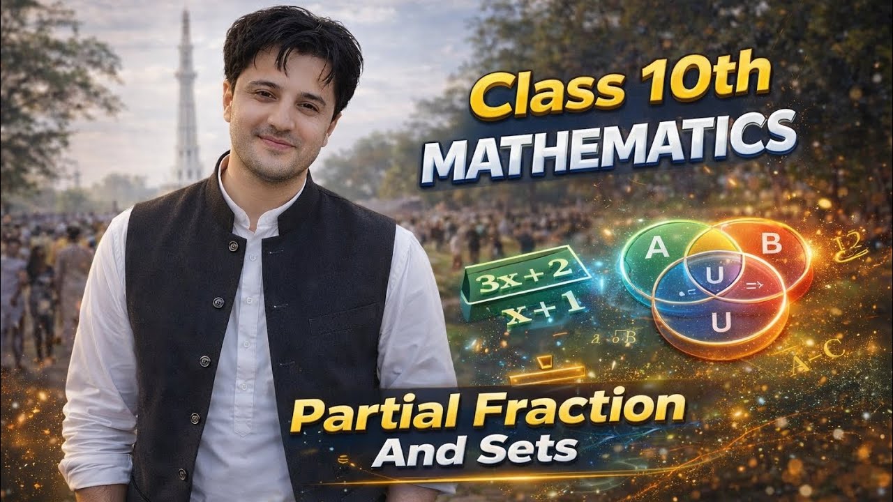 Class 10th Mathematics | Partial Fractions & Sets | One Shot Lecture | SST Maths Physics Online 