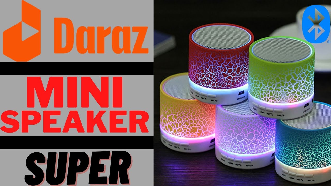 UNBOXING a Super Cool Mini Bluetooth Speaker from DARAZ