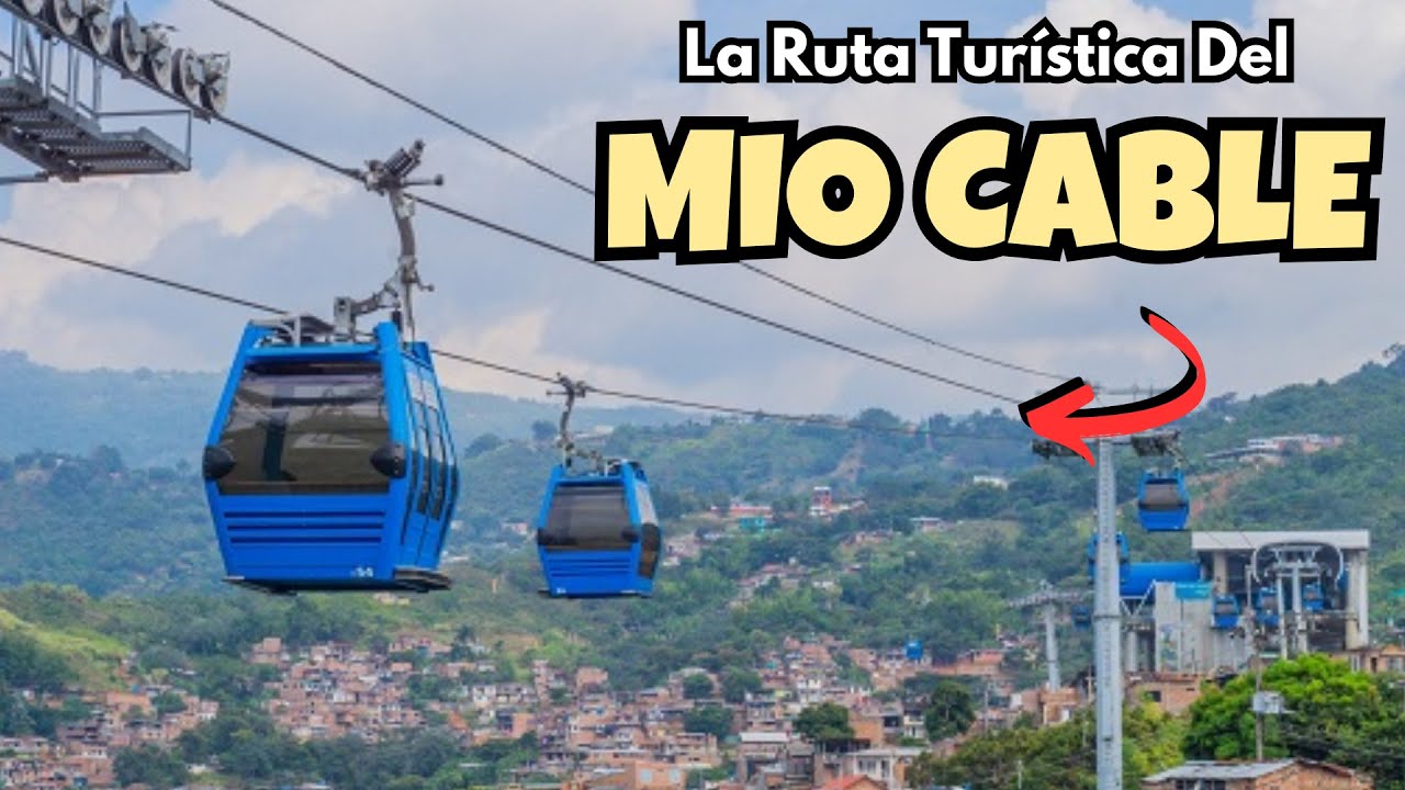 así es el  MIO CABLE de Cali 🇨🇴 / atravesando el Barrio Siloé
