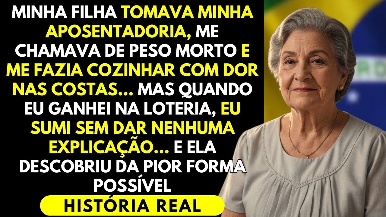 HISTÓRIA REAL 💔 MINHA FILHA ME FAZIA DE ESCRAVA… MAS O BILHETE PREMIADO DA LOTERIA ME LIBERTOU