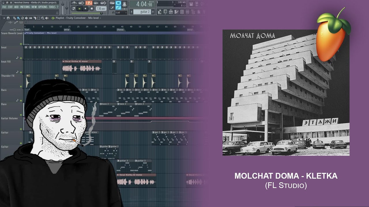 Molchat Doma - Kletka (FL Studio project)  FREE DOWNLOAD