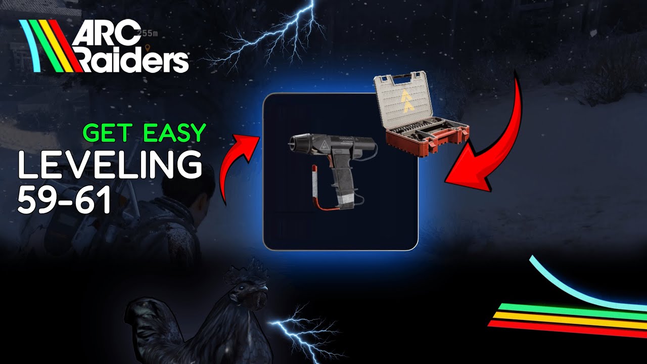✅Arc Raiders Leveling 59-61 Snap Hook blueprint , Heavy gun parts blueprint #arcraiders