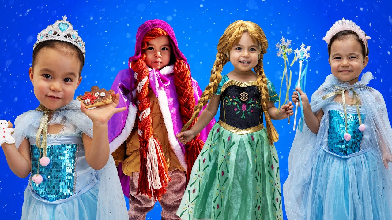 New FROZEN Adventures with Elsa & Anna | Pretend Play by Twin Twin