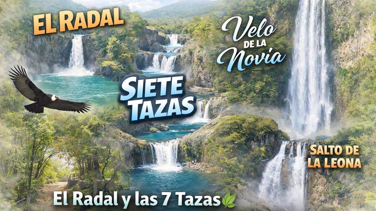 RADAL MÁGICO 7 TAZAS,VELO DE LA NOVIA Y SALTO DE LA LEONA,UN VIAJE ENTRE AGUA, BOSQUE Y EMOCIÓN 