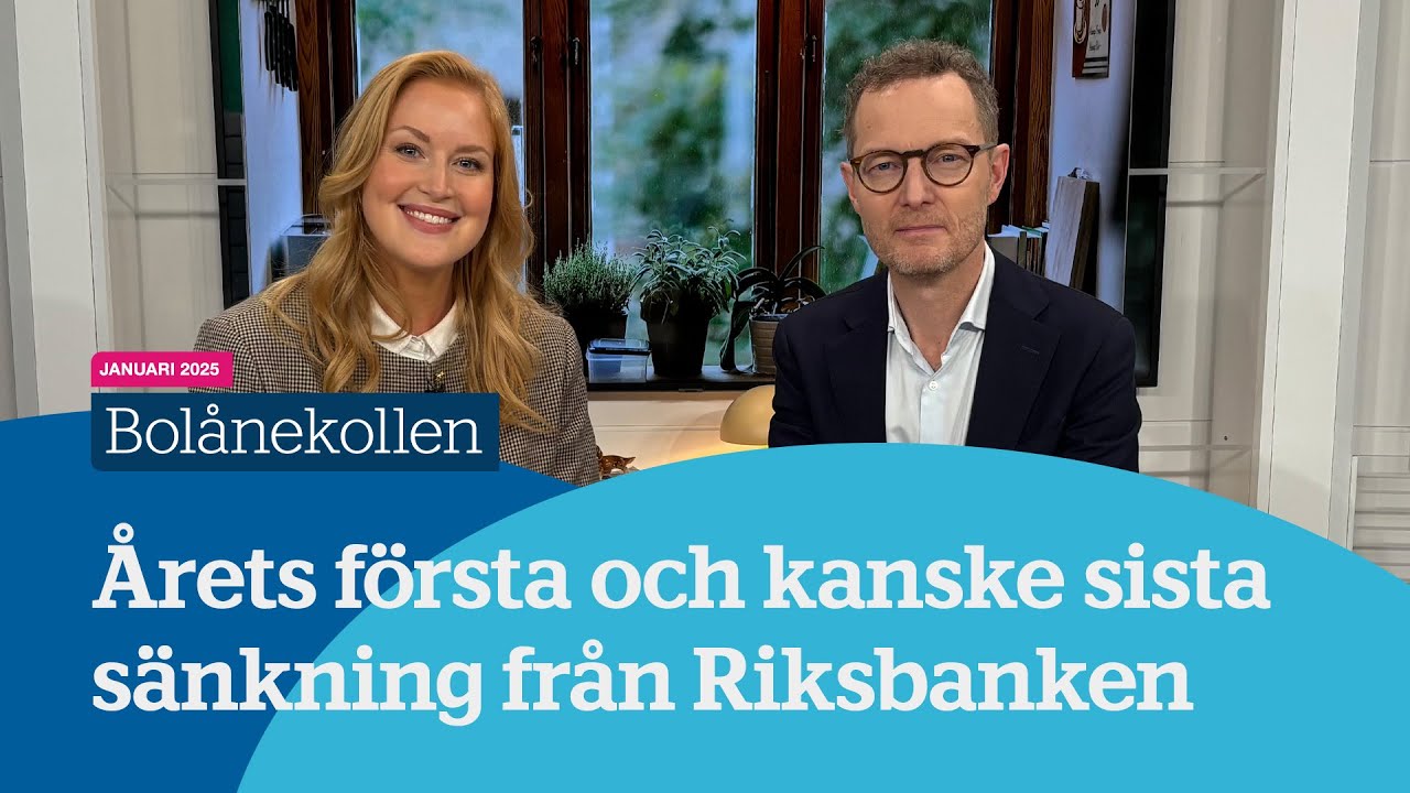 Årets första och kanske sista sänkning från Riksbanken
