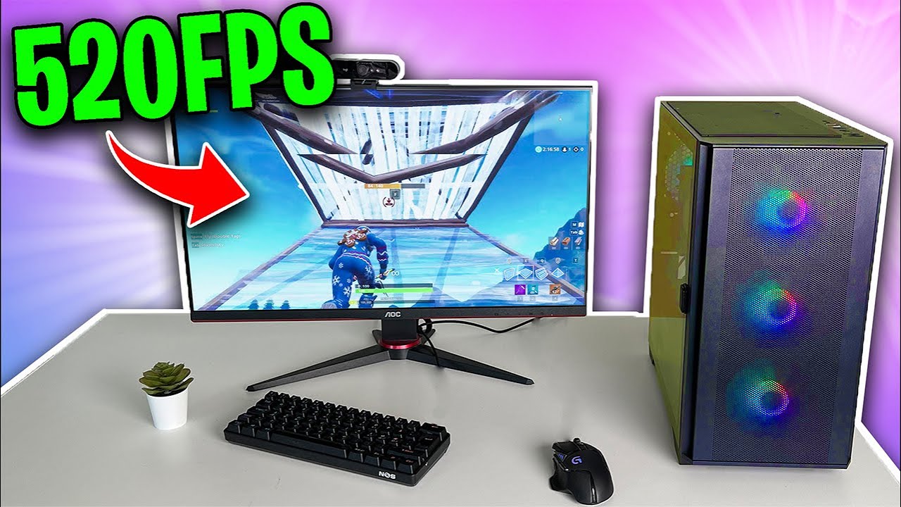 Я собрал бюджетный ПК, который выдает мне 627 FPS в Fortnite…