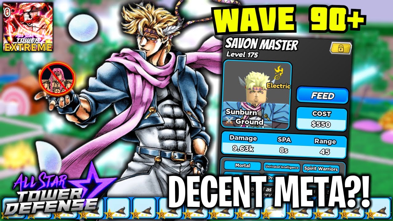 New 6 Star Caesar Starpass Unit in Extreme Infinite Mode (Wave90+) | All Star Tower Defense ROBLOX