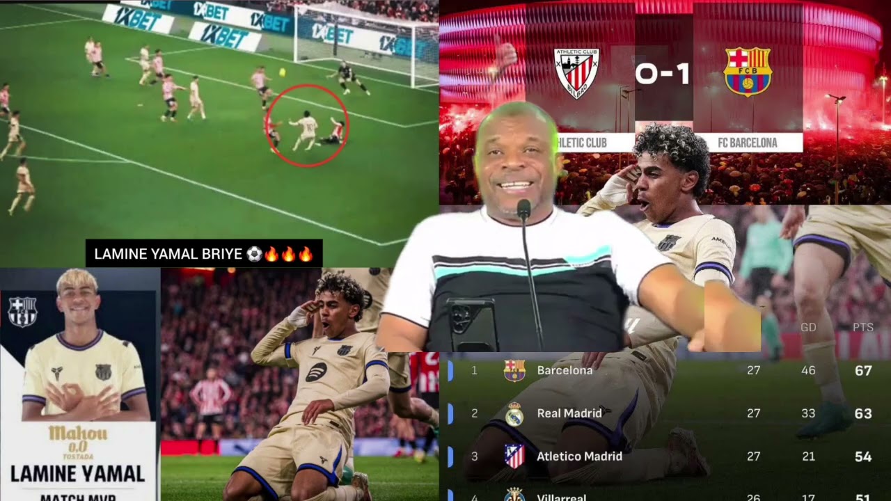 ANALIZ RUDY SOU VIKTWA BARCELONE 1-0 LAMINE BITÈ & MVP. 