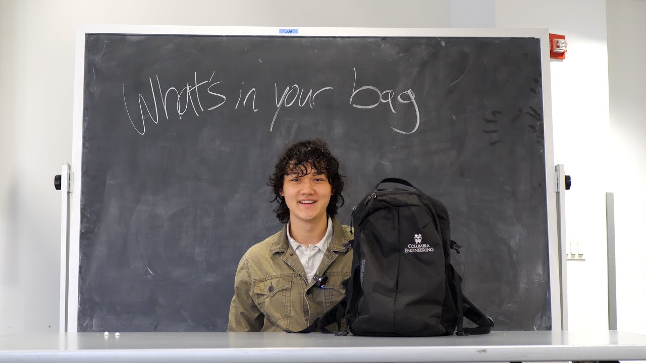 Columbia students: What's in your bag?