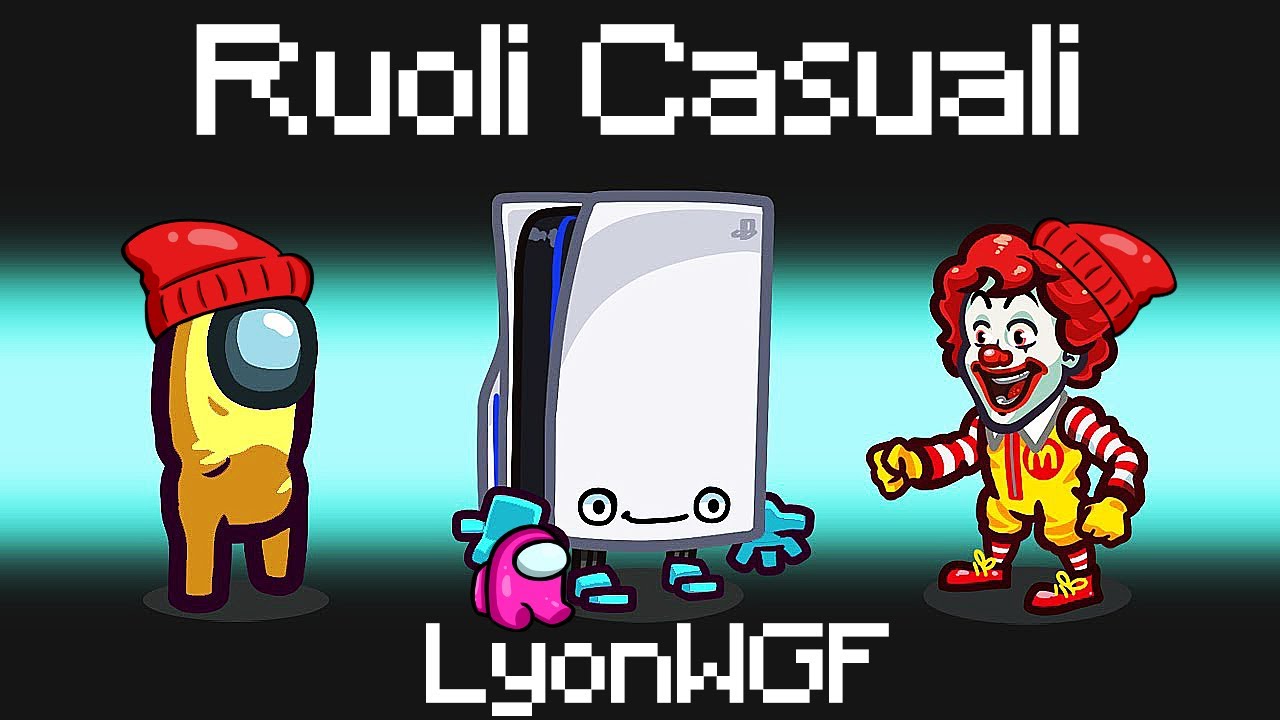 AMONG US MA CON 4 NUOVI RUOLI A CASO!!