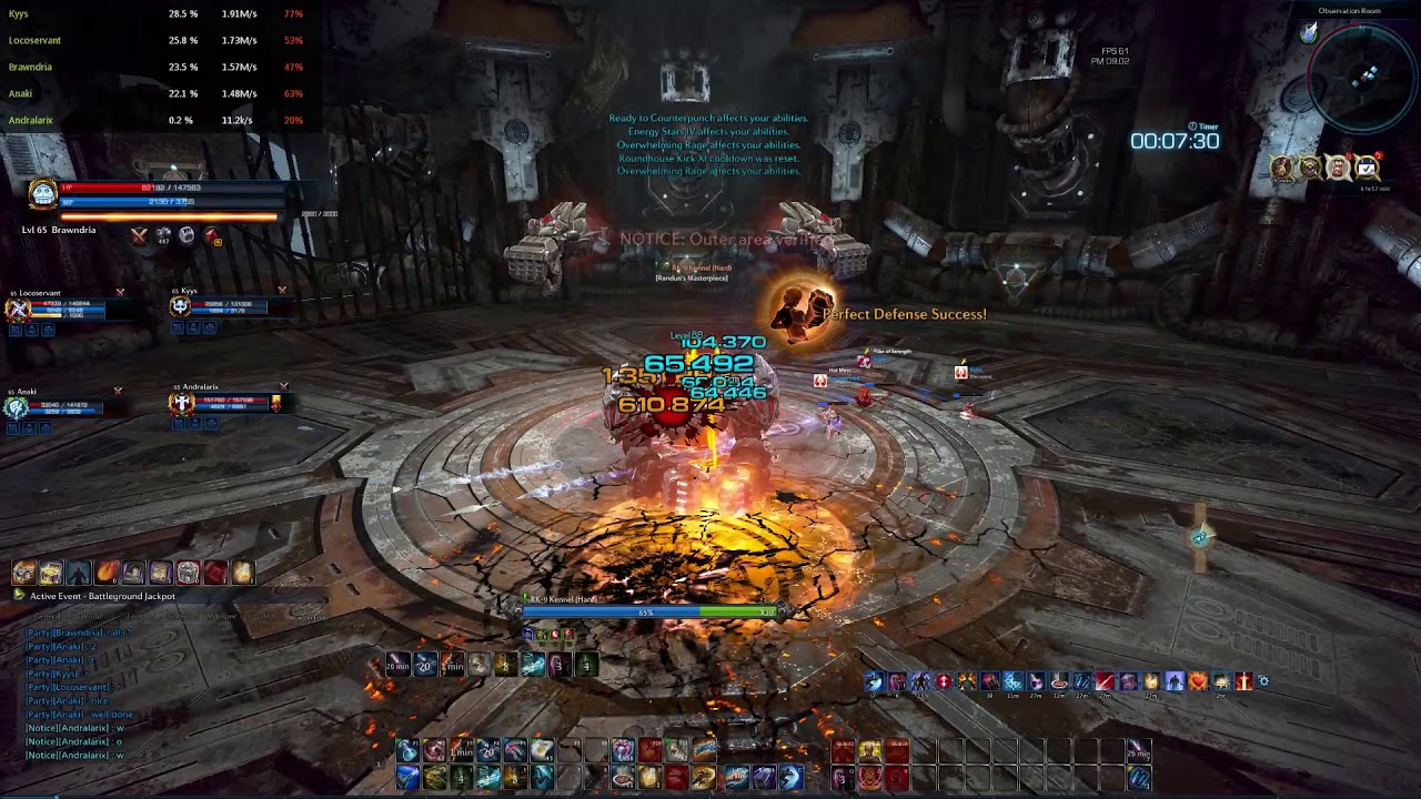TERA - RK9 Extreme Mode - Last Boss Brawler Slaying 1.67M/s