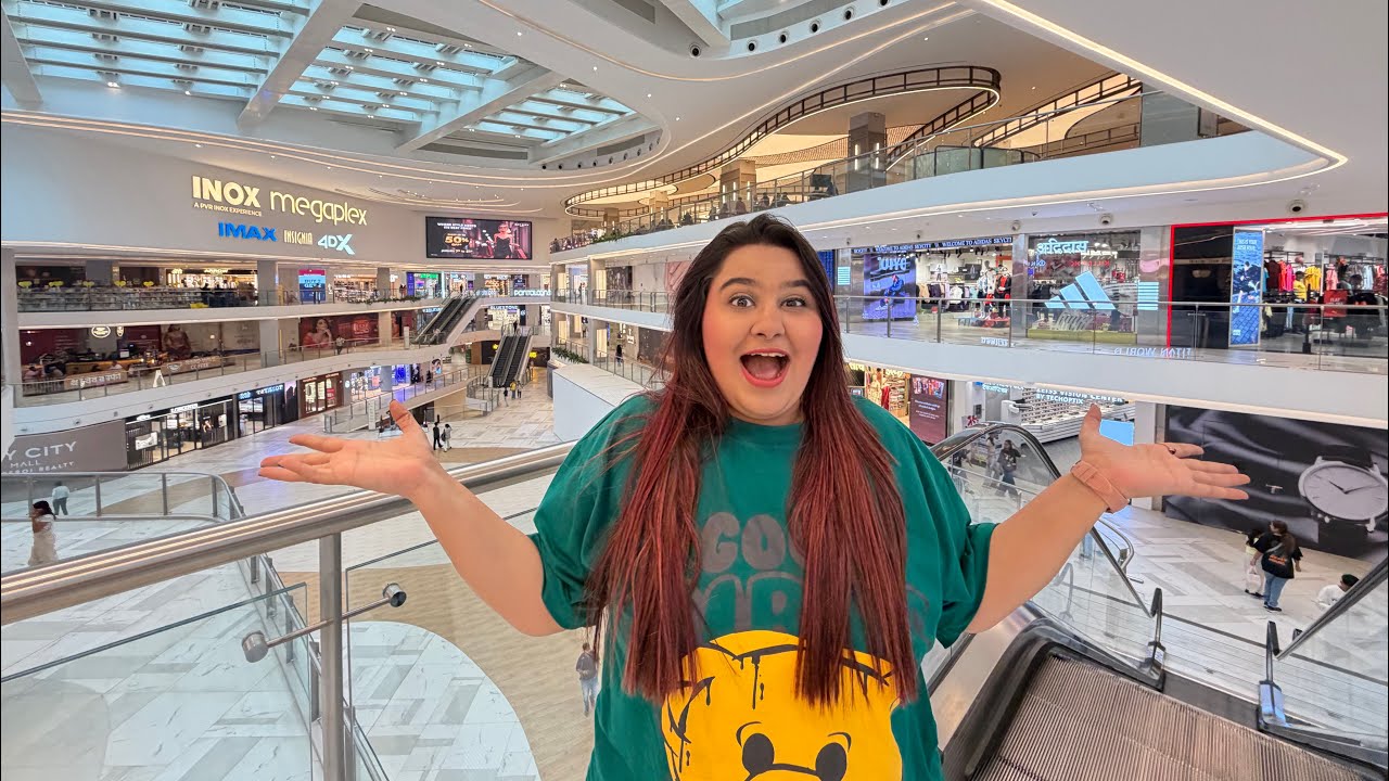 Mumbai’s New Luxury Mall 😍 | Exploring Oberoi Sky City Mall Borivali 🛍️✨