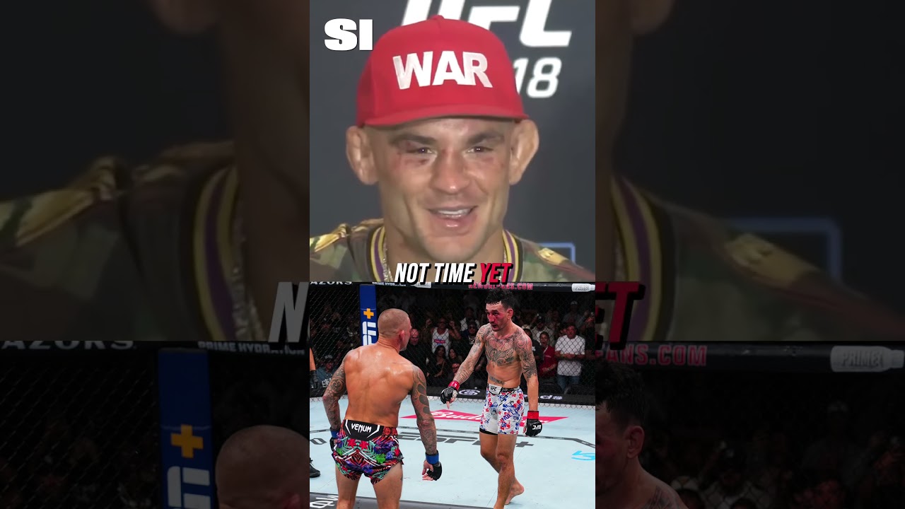 Max Holloway POINTED DOWN, Dustin Poirier Obliged 👇🏻👏🏻 | Sports Illustrated