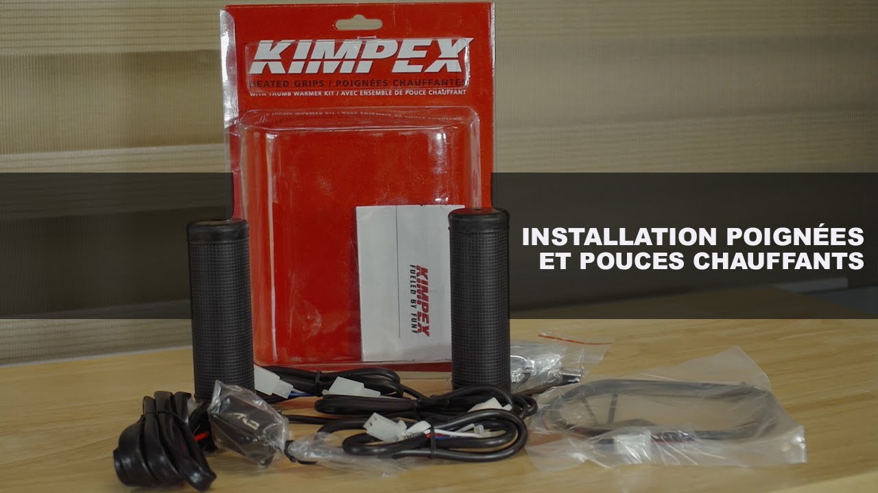 Installation poignées et pouces chauffants