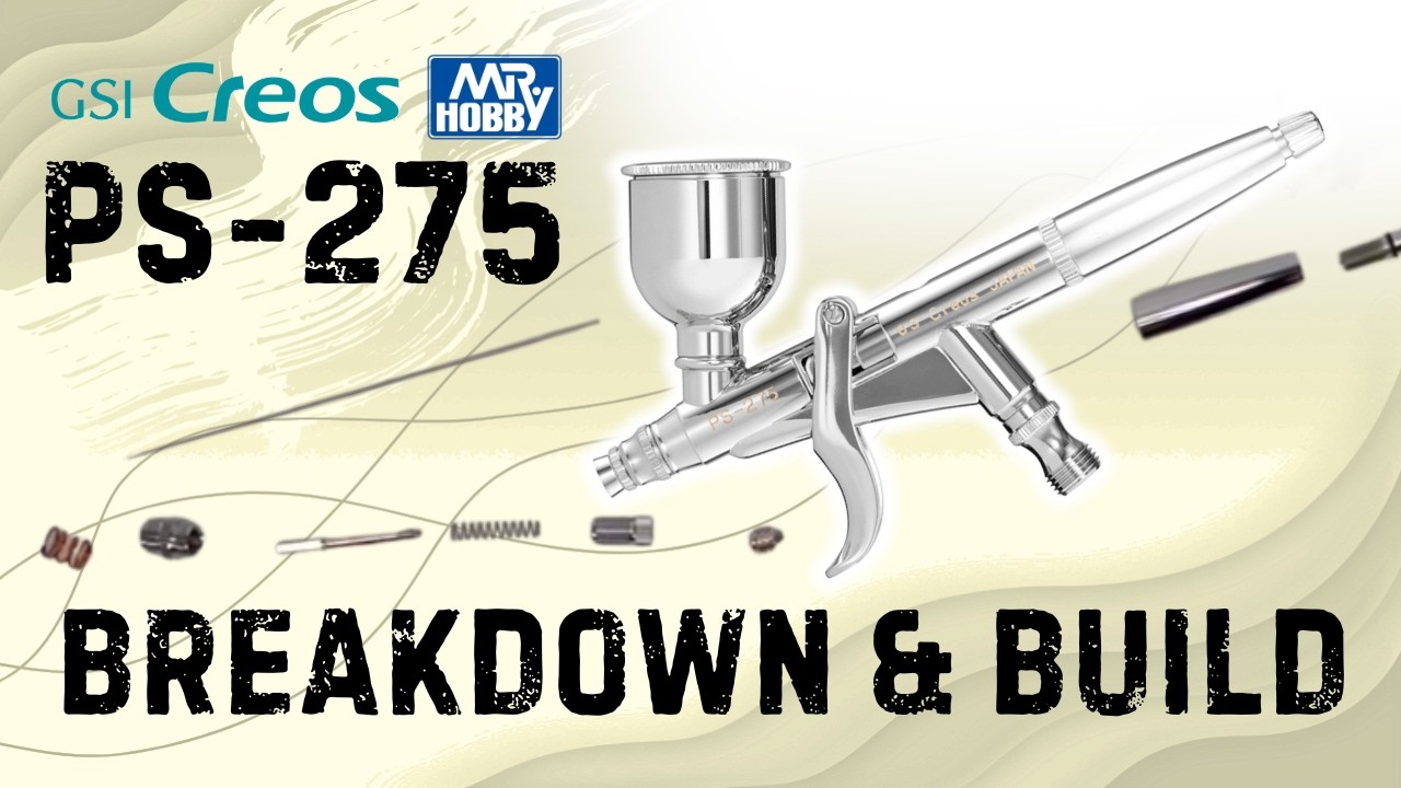 Аэрограф куркового типа GSI Creos PS275: разборка и сборка. Аэрограф Mr Hobby Procon Boy.