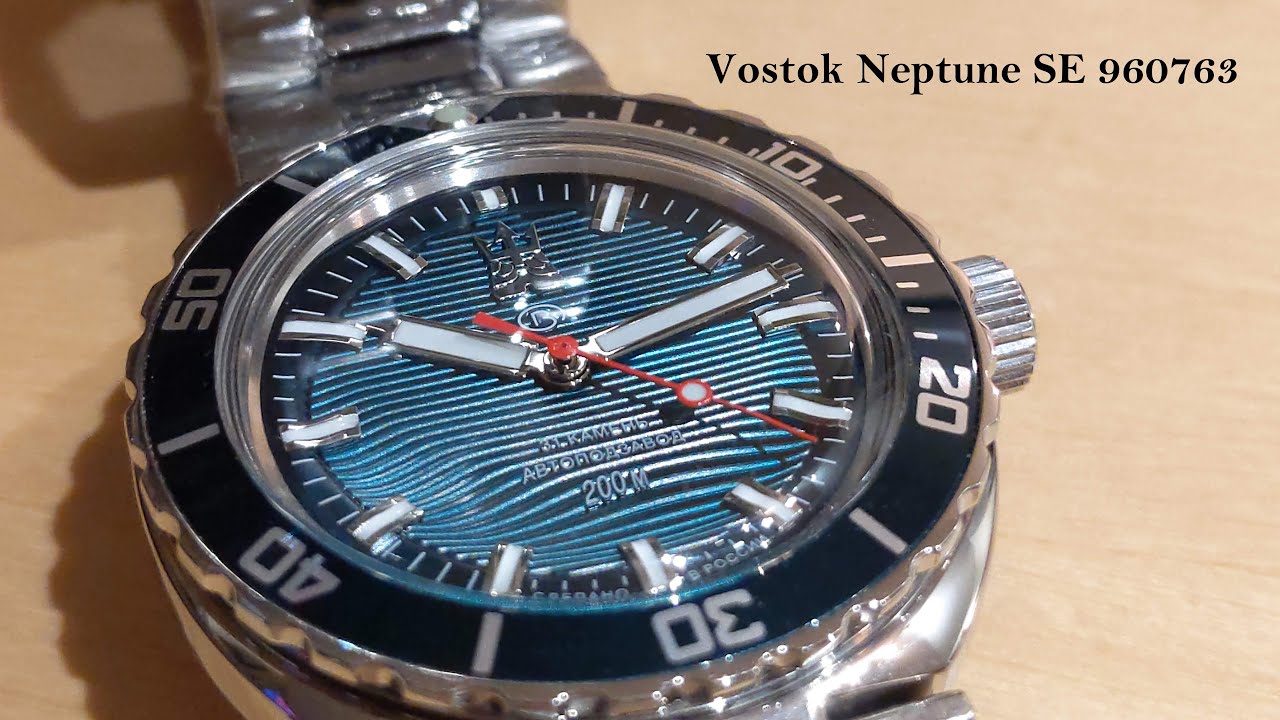 Vostok Neptune SE 960763 Watch Unboxing Review WITH THE FLAW