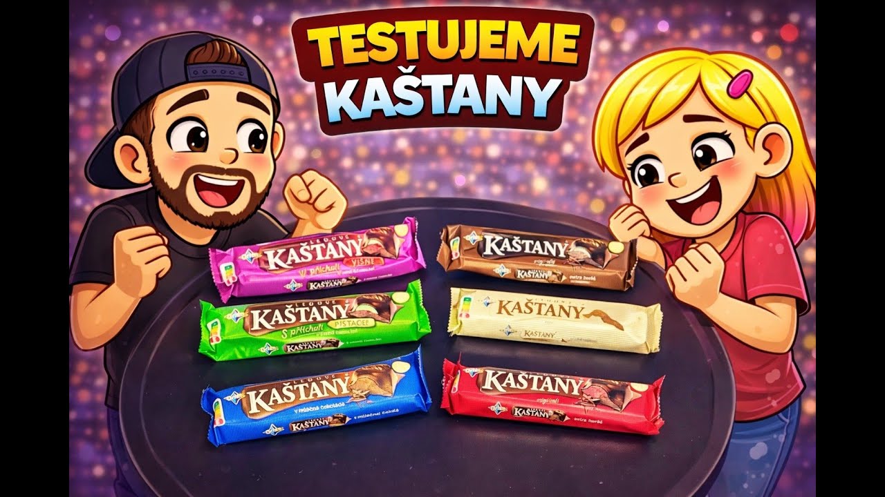TESTUJEME KAŠTANY 🍫 | Upřímný test čokoládových tyčinek