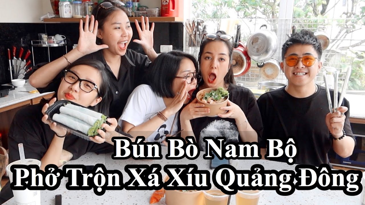 Bữa Trưa Thanh Nhẹ | Ăn Thử Bún Bò Nam Bộ Và Phở Trộn Xá Xíu Quảng Đông Siêu Lạ  - LML Support 1