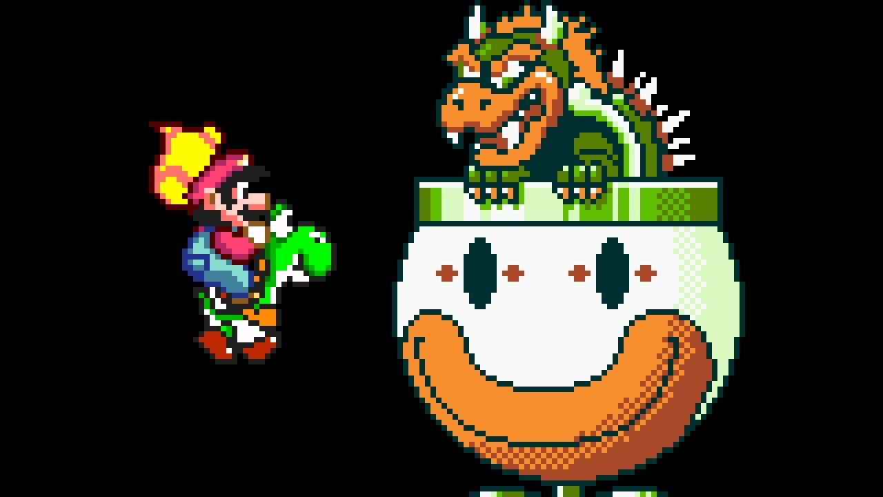 What happens when Yoshi enters the final castle? - Super Mario World (SNES). ᴴᴰ