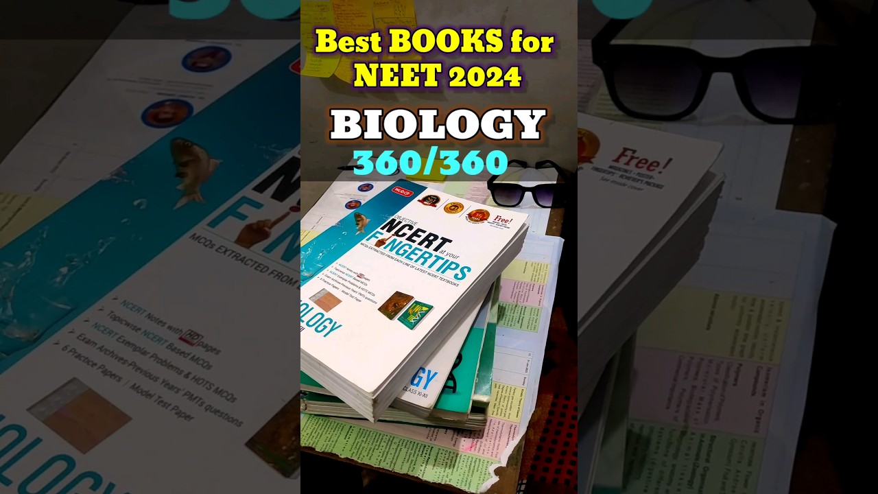 🔥360/360 in Biology Best Books for Biology NEET 2024 | #shorts #neet2024 #pw #aiimsdelhi #neet2025