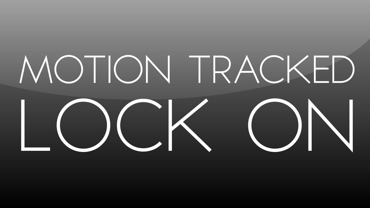 After Effects Tutorial: Motion Tracked Lock-On