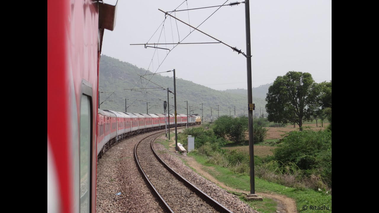 Trivandrum Rajdhani Express High Speed Blast: Delhi-Surat Compilation